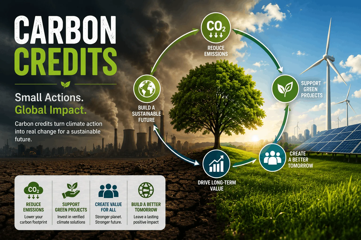 Carbon Credits vs Carbon Offsets: What Is the Difference?